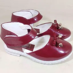 NEW LATEST Maroon Bow Girls Slip-on Flats-image-70