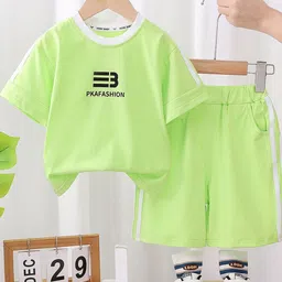 StyleCast x Revolte Boys Printed Round Neck Short Sleeves T-shirt With Shorts-image-9