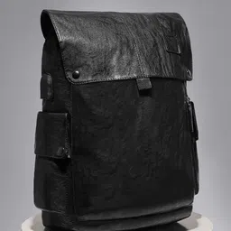 French Accent Textured Backpack with USB Charging Port - Up to 18 inch-16