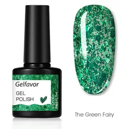 Gelfavor Hybrid UV & LED Odorless Long-Lasting Gel Nail Polish 8 ml - The Green Fairy G036-image-9