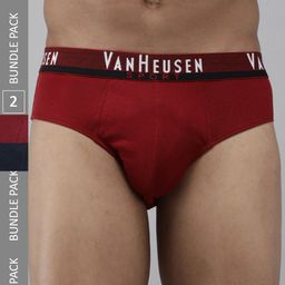 Van Heusen Men Pack of 2 Elasticized Waistband Ultra Soft Briefs-picture-9