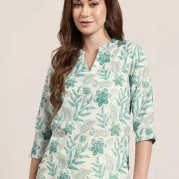 HERE&NOW Floral Printed Kurti-picture-29