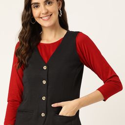 BRINNS V-Neck Knitted Waistcoat-picture-50