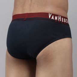 van heusen innerwear Van Heusen Men Pack of 2 Elasticized Waistband Ultra Soft Briefs image 2