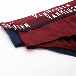 van heusen innerwear Van Heusen Men Pack of 2 Elasticized Waistband Ultra Soft Briefs image 4