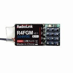 Radiolink R4FGM RC Receiver R4FGM 2.4Ghz 4 Channels Tiny RC Gyro Receiver For Mini RC Cars 1/28 and Boats, Long Control Distance for Radio RC8X RC4GS V3/RC6GS V3/T8S/T8FB - RS6082Radiolink R4FGM RC Receiver R4FGM 2.4Ghz 4 Channels Tiny RC Gyro Receiver For Mini RC Cars 1/28 and Boats, Long Control Distance for Radio RC8X RC4GS V3/RC6GS V3/T8S/T8FB - RS6082-6