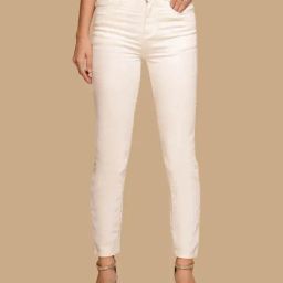 Global Republic White Cotton Regular Fit Mid Rise Jeans-image-12