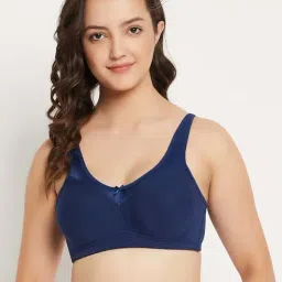 Clovia Blue Cotton T-Shirt Bra-picture-36