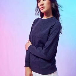 Bewakoof Blue Regular Fit Sweatshirt-picture-14