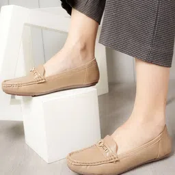 DressBerry Women Slip-On Solid Loafers-image-90