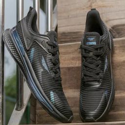 Red Tape Men's Black Running Shoes-image-39