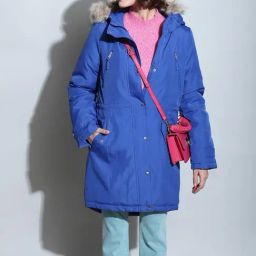 Vero Moda Blue Regular Fit Parka Jacket-picture-30