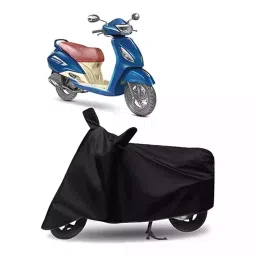 Auto Pearl Bike Cover for TVS Jupiter Grande (Black)-picture-32
