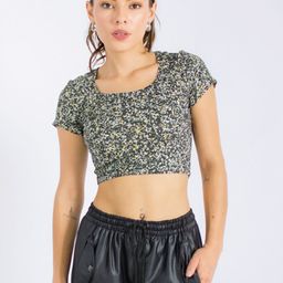 Stylecast X Hersheinbox Floral Print Top-image-52