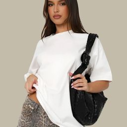SMAN Women Drop-Shoulder Sleeves Pockets T-shirt-image-89