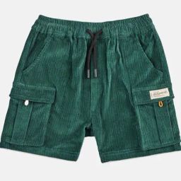 Angel & Rocket Kids Green Solid Shorts-picture-19