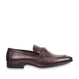 Mochi Men's Wine Formal Loafers-image-45