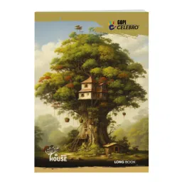 Gopi Long Book Single Line 224 Pages & Size 16.5 x 26 cm Assorted Design, 1628-28