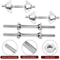 HackerX Set Of 10 Steel Adjustable Dumbbell Set image 2