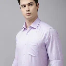 Van Heusen Men Opaque Checked Formal Shirt-image-18