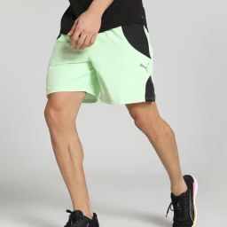 Puma Performance Running Mint Green Regular Fit Sports Shorts-image-43