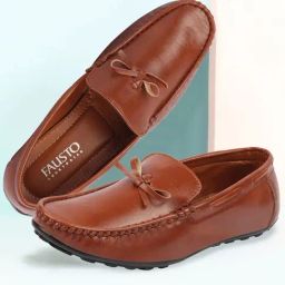 Fausto Men's Tan Casual Mocassins-image-86