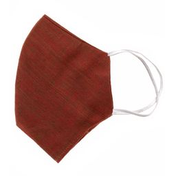 PANASH Unisex Brown Solid 2-Ply Reusable Outdoor Khadi Masks-image-99