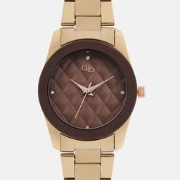DressBerry Women Brown Analogue Watch-image-85