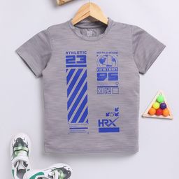 HRX by Hrithik Roshan Boys Typography Printed T-shirt-picture-14