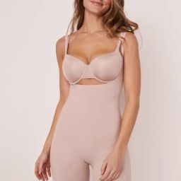 La Vie En Rose Grey Cotton Body Shapewear-image-86