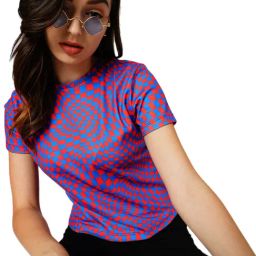 Only Red & Blue Checks T-Shirt-image-36