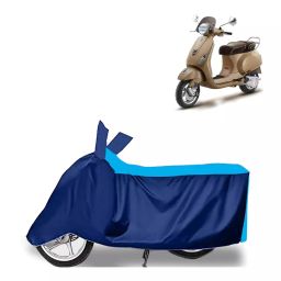 Auto Pearl Two Wheeler Cover for Vespa Elegante 150 - Cyan, Blue-image-49