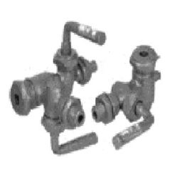 Valson Gun Metal Gauge Glass Cock Size- 12.7 mm (1/2 Inch) , Screwed heavy Duty-22
