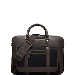 Da Milano Unisex Textured Leather Laptop Bag-image-87