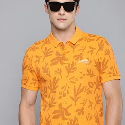 Levis Tropical Printed Polo Collar Pure Cotton T-shirt-picture-26