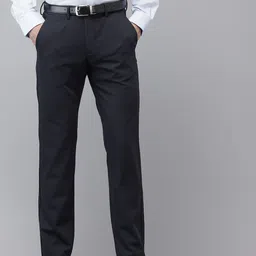 Van Heusen Men Slim Fit Formal Trousers-picture-16