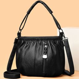 StyleCast Women Solid Structured Zip Detail Sling Bag-image-73