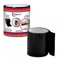 Robustt 10 cm X 1.5 m Leak Surfaces Flex Tape Black (Pack of 10 )-9