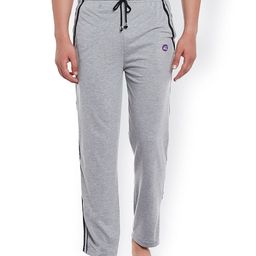 VIMAL Men Grey Melange Solid Lounge Pants D5-image-89