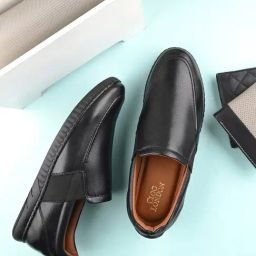 Clog London Men's Black Formal Loafers-image-15
