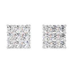 Sparkles Lab Grown Diamond 14k (585) Rose Gold Earrings for Women-image-75