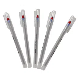 Doms Kika R8 Fine Red Ball Pen (Pouch of 5 Pcs)-17
