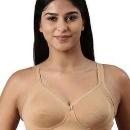BLOSSOM Full Coverage Non Padded Stretchable T-shirt Bra- Side Shaper-image-24
