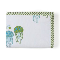 Eyaas White & Green AC Room Single Bed Dohar-image-5