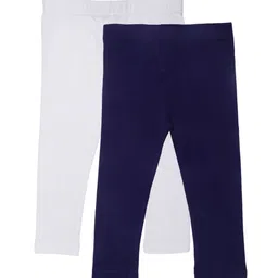 De Moza Girls Pack Of 2 Ankle Length Leggings-46