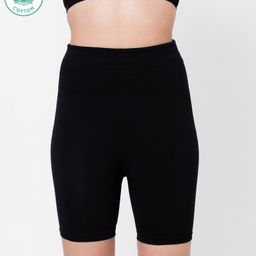 ECOMAMA Super Soft Bamboo Fibre Antimicrobial Seamless Thigh Shaper - Black-image-8