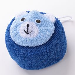Bath Sponge Bear Print - Blue-image-97