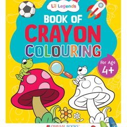 Oswaal Lil Legends Creative Crayon Colouring Book For 4+ Year Old Kids | Creative Copy Colouring Activity Book-image-31