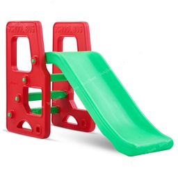 Baybee Foldable School Bus Garden Slide for Kids - Green-24