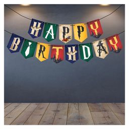 Wobbox Happy Birthday Banner, Harry Potter Theme Decoration Items Multi Color -Pack Of 1-image-72